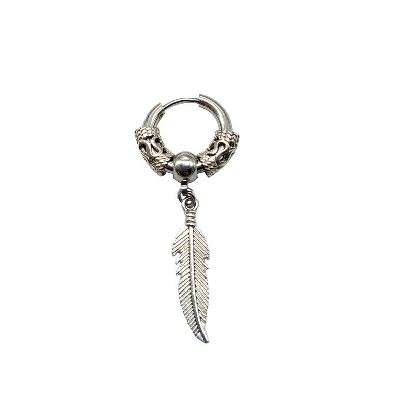 Men's and Women's Earrings Fashion Personality Earclips Retro Style Men's and Women's Exaggerated Earrings
