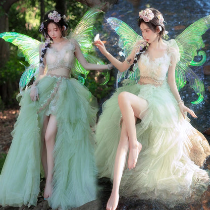 Photo Studio Spring Theme Long Dress