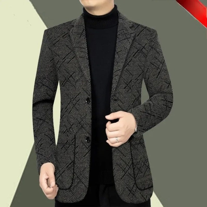 Men's Corduroy Slim Fit Suit Jacket