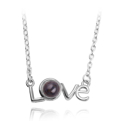 Multilingual Love Message Necklace