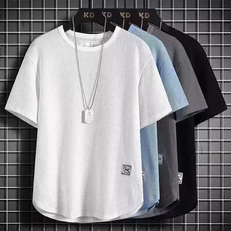 Hong Kong style short-sleeved shirt