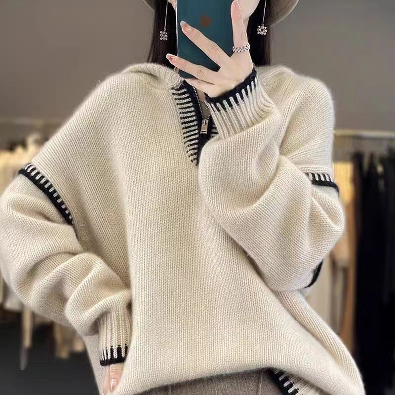 Women Hooded knitwear