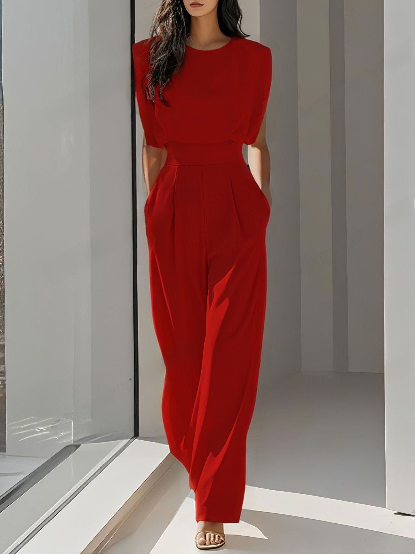 Women's Elegant Sleeveless Jumpsuit