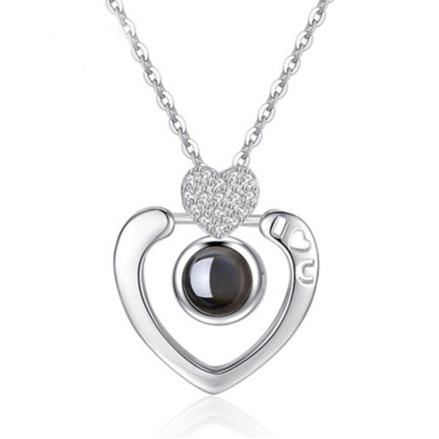 Multilingual Love Message Necklace