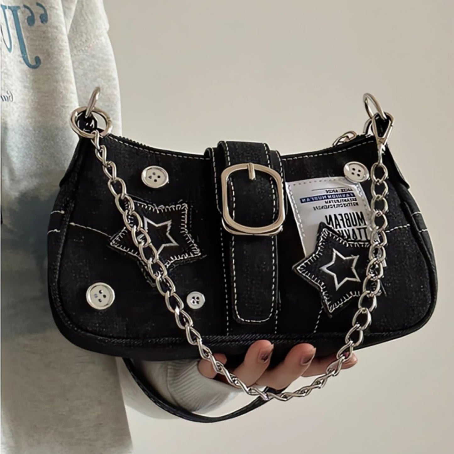 Spicy Girl Denim Underarm Bag