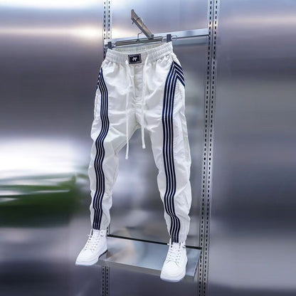Men's Striped Jogger Casual Pants