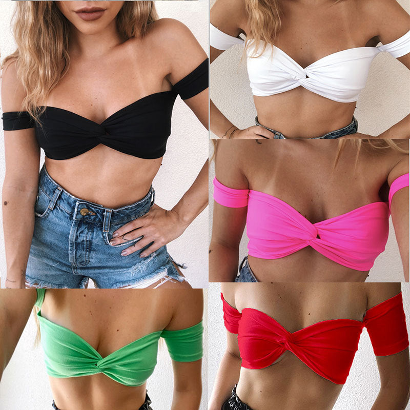 Top Sexy Girl Style Tube Top Kink Design Sense Small Inner Wear Women's Clothing