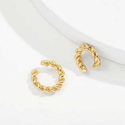 Pearl clip earrings with ear cartilage clips