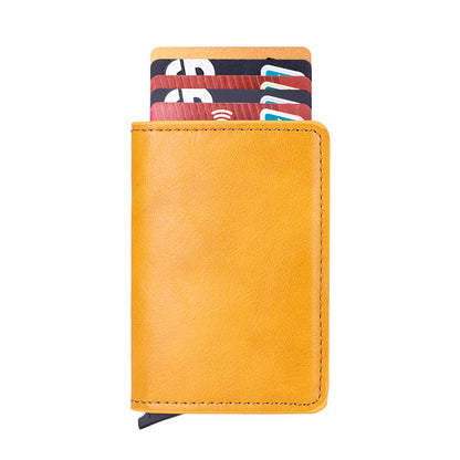 Magnetic RFID Blocking Card Holder Wallet