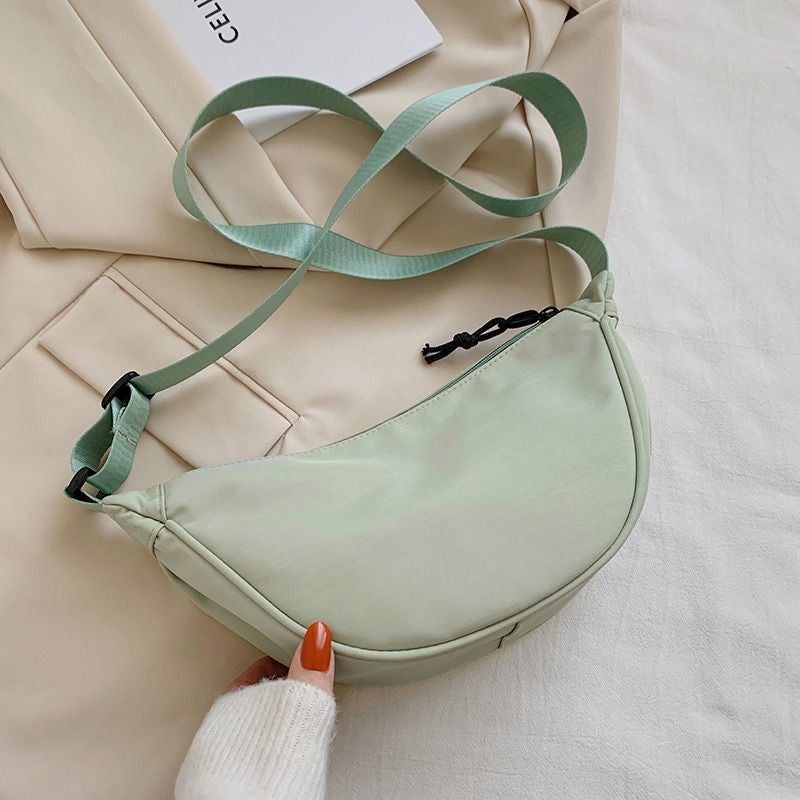 Nylon crossbody bag for women
