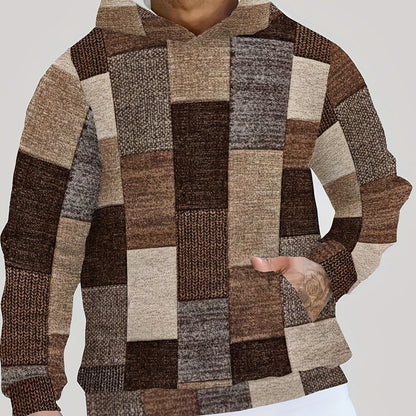 Mens Hooded Pullover Sweatshirt