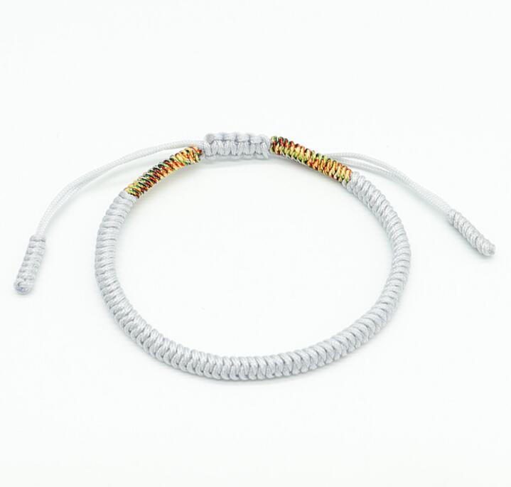 10pcs Multi Color Tibetan Buddhist Good Lucky Charm Tibetan Bracelets Handmade Knots Rope Bracelet