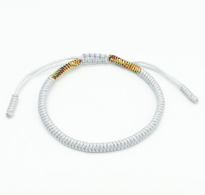 10pcs Multi Color Tibetan Buddhist Good Lucky Charm Tibetan Bracelets Handmade Knots Rope Bracelet