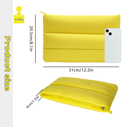 Memory foam makeup bag