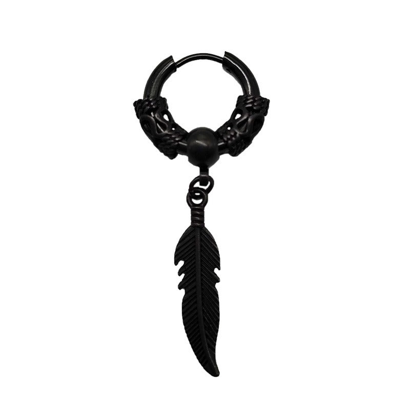 Men's and Women's Earrings Fashion Personality Earclips Retro Style Men's and Women's Exaggerated Earrings
