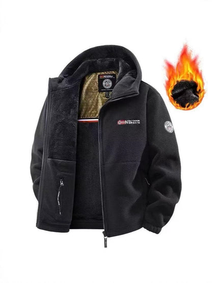 Hooded Fleece Jacket for Men and Women