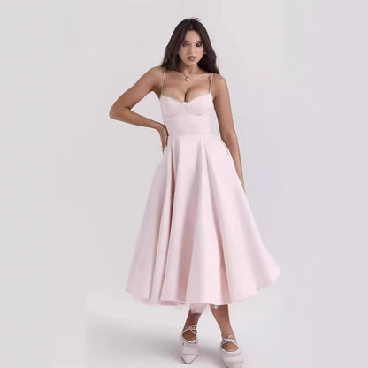 Womens Sleeveless V-Neck Tutu Dress