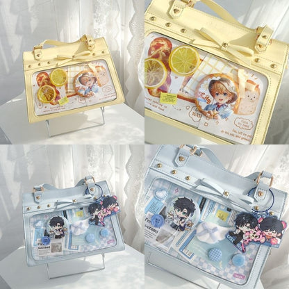 Versatile transparent crossbody pain bag