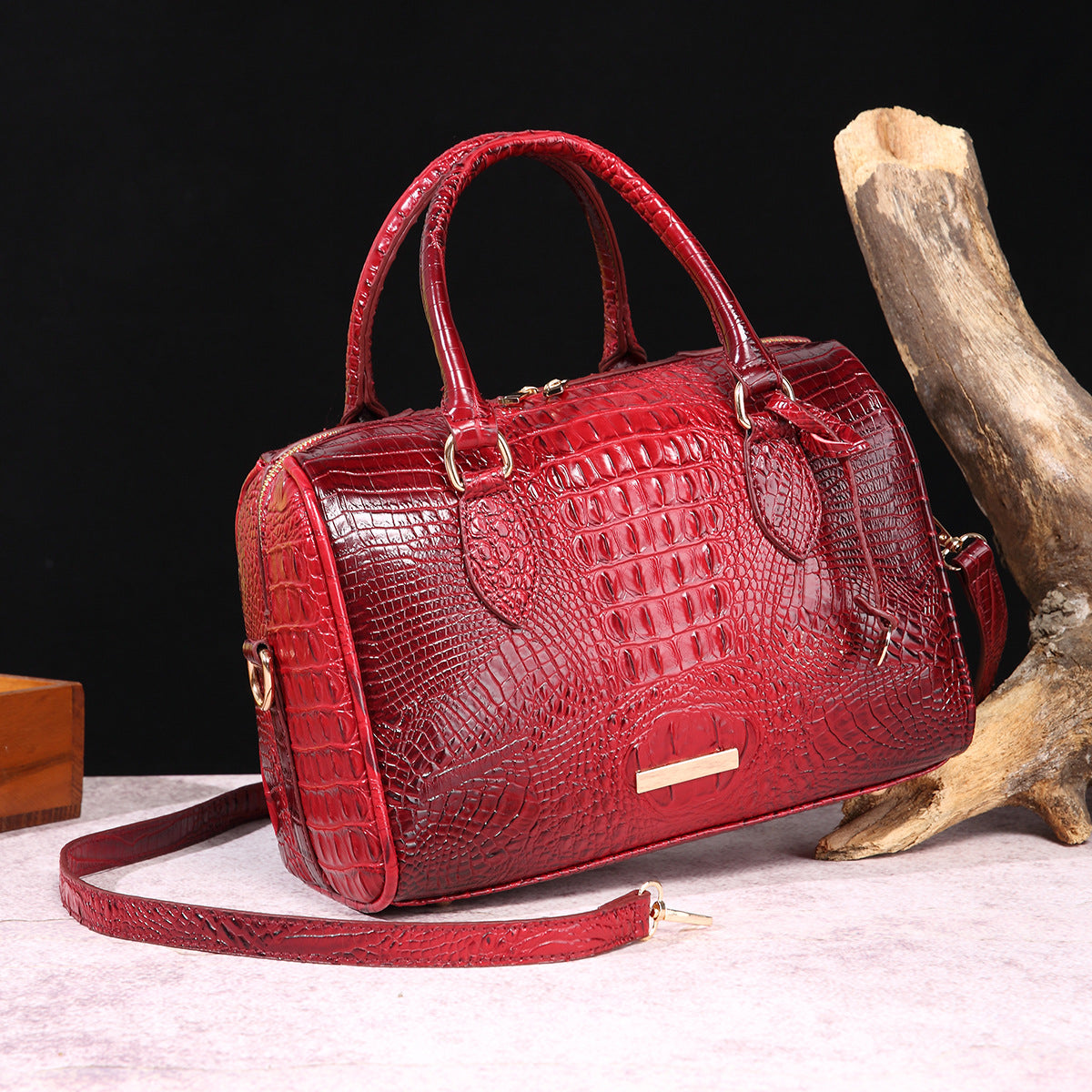 Retro travel women's bag