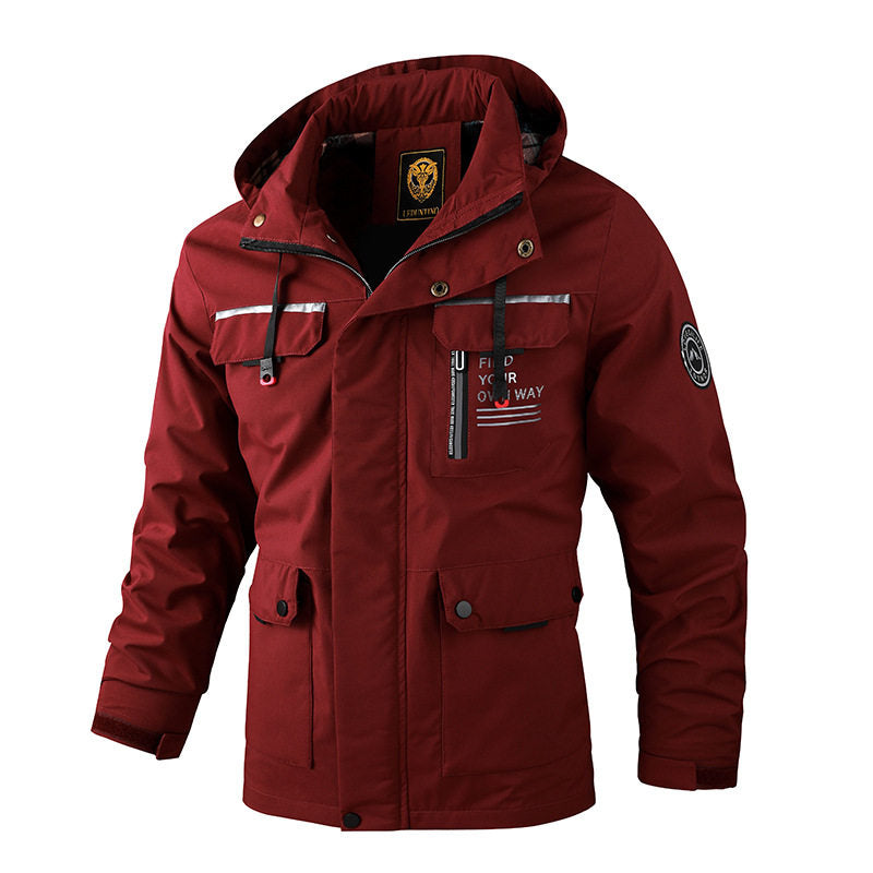 Mens Hooded Parka Jacket