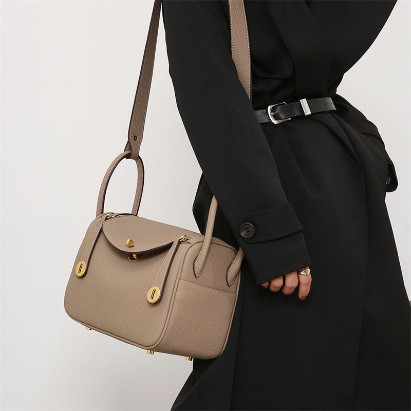 Genuine Leather Crossbody Shoulder Bag