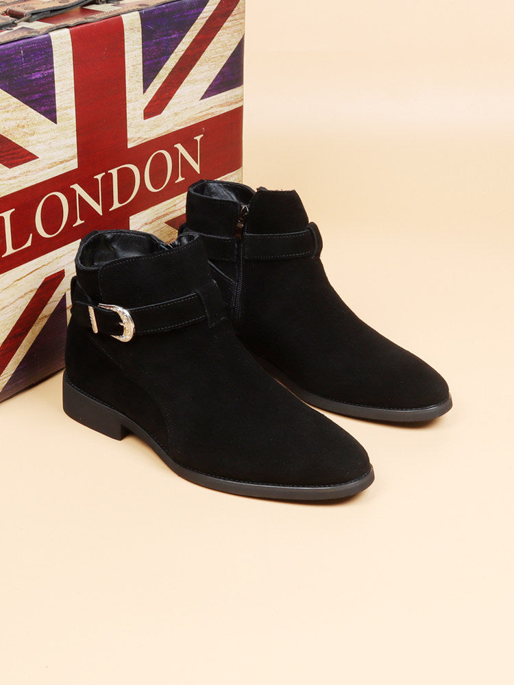 Genuine leather high-top men's boots, Martin boots