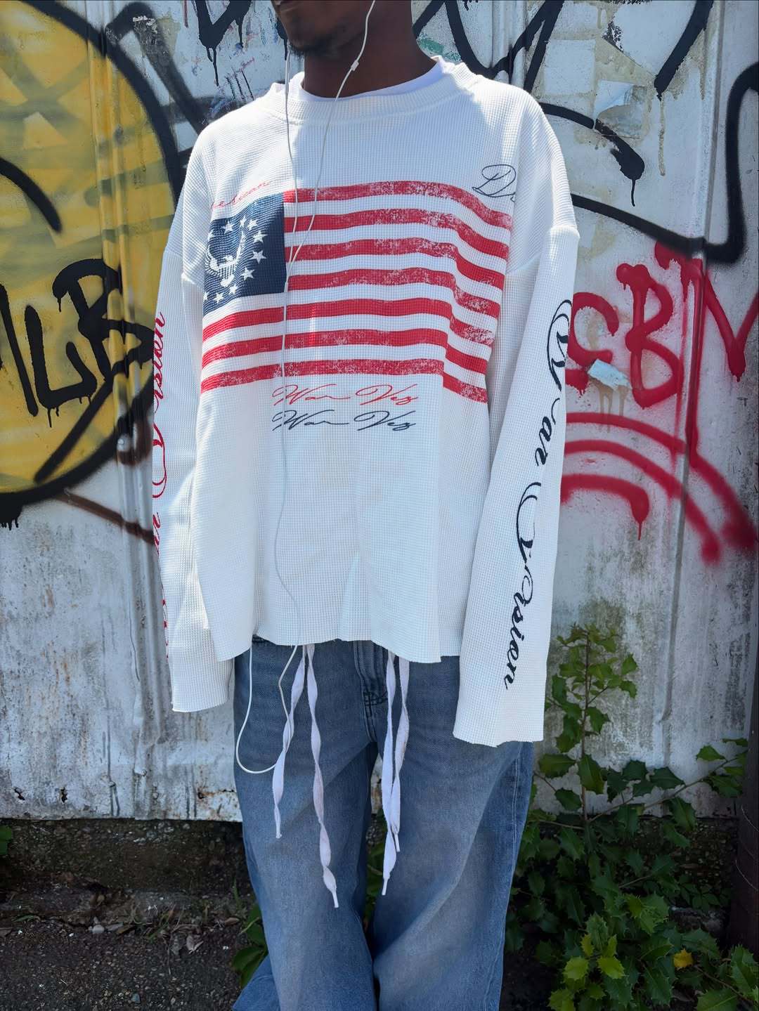 3D Print Street Style Pullover Sweatshirt