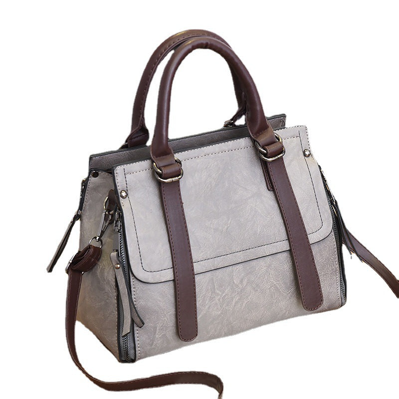 Fashion Retro Women Handbag Large Capacity Crossbody Bag