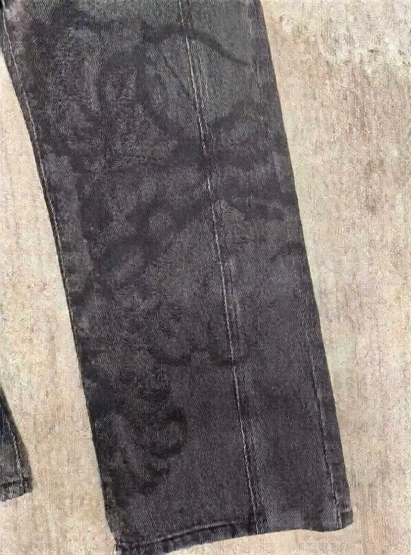 Men Printed Denim Trousers