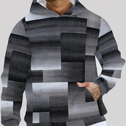 Mens Hooded Pullover Sweatshirt
