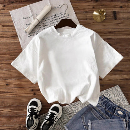 Multi-color Round Neck Short Sleeve