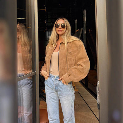 Retro Workwear Jacket for Women