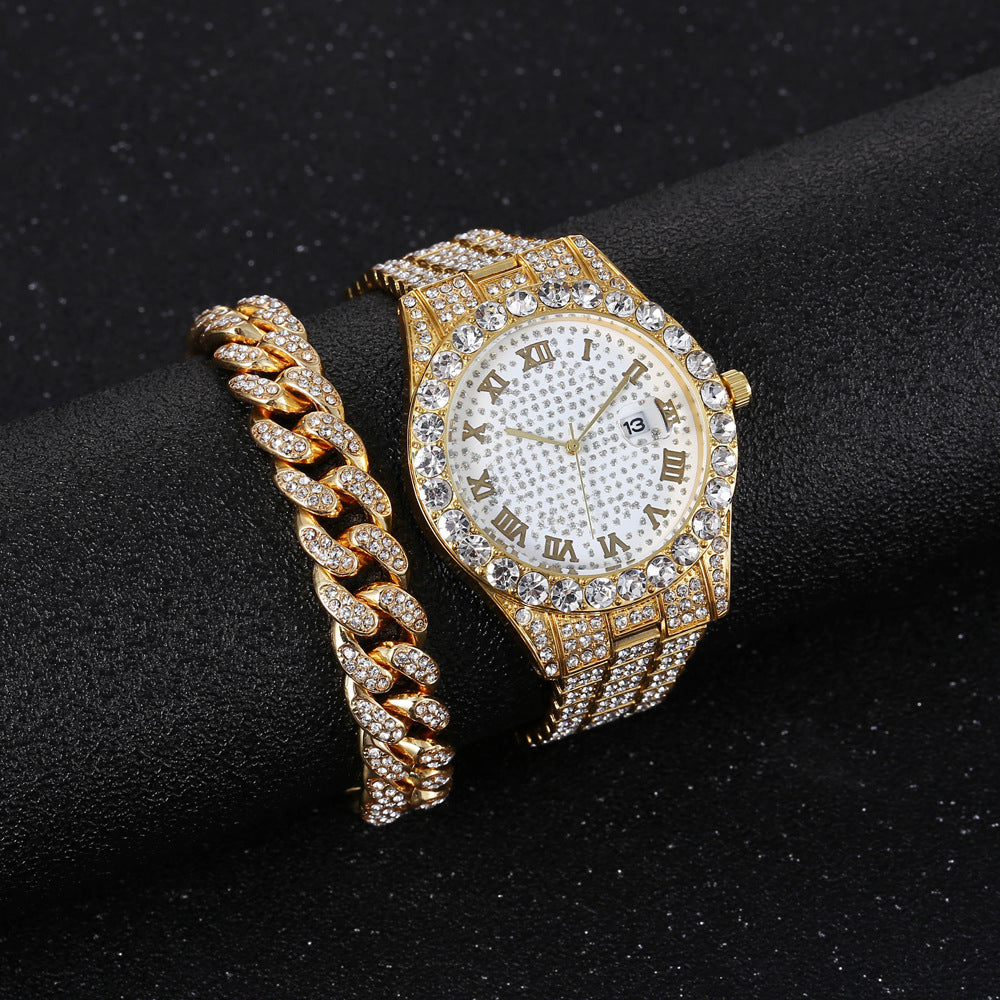 Full Diamond Watch Bracelet