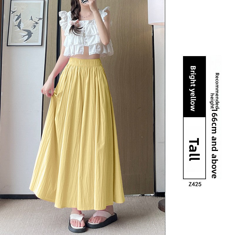 Womens High Waist Wide Leg Skirt Pants