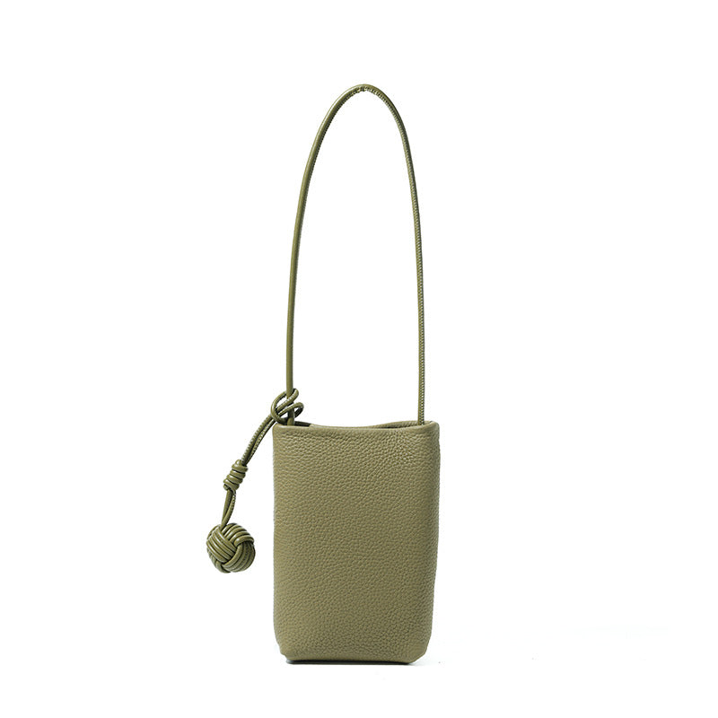 Women's Genuine Leather Crossbody Phone Bag