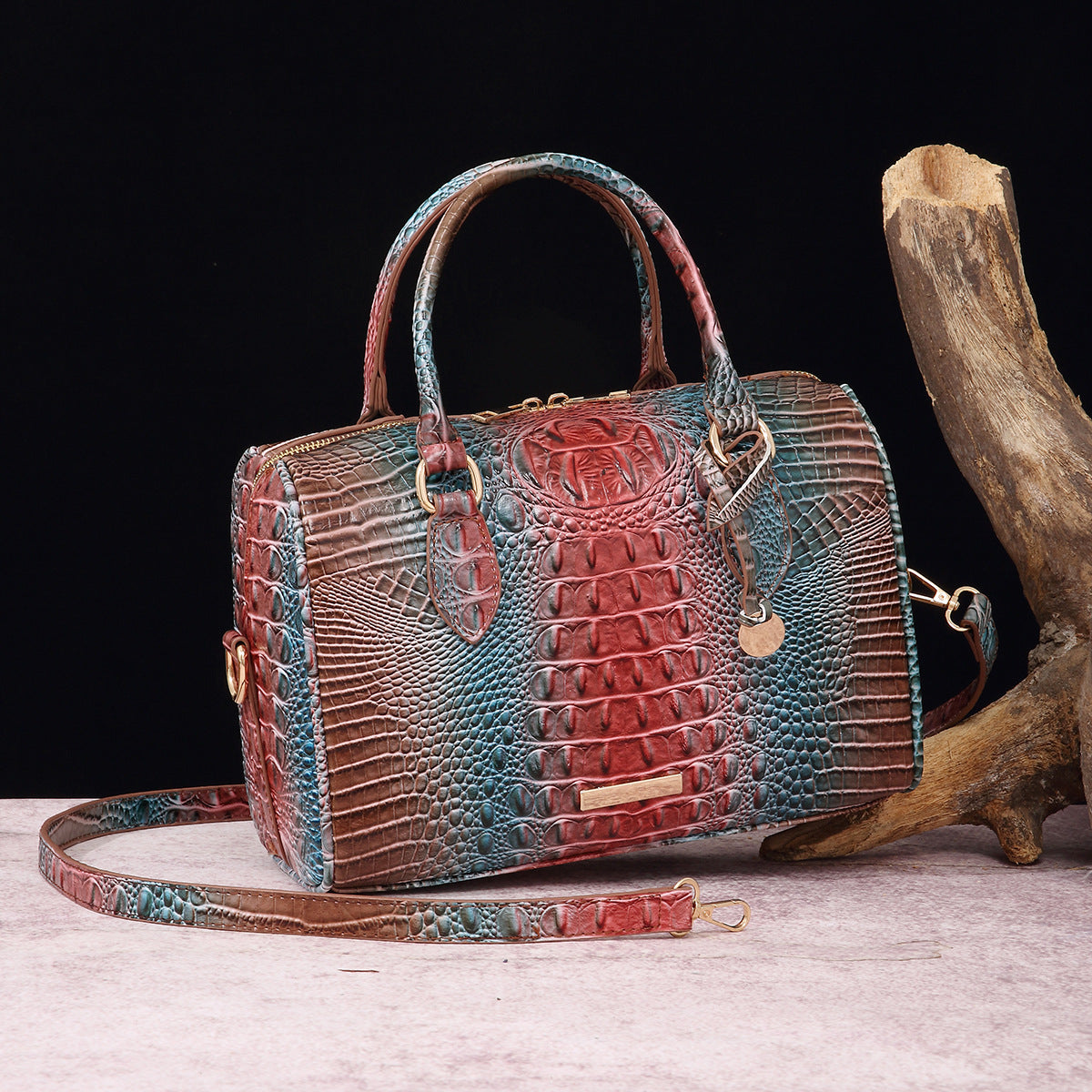 Retro travel women's bag
