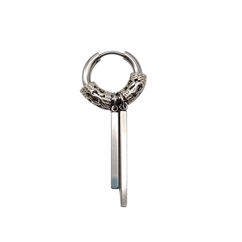 Men's and Women's Earrings Fashion Personality Earclips Retro Style Men's and Women's Exaggerated Earrings