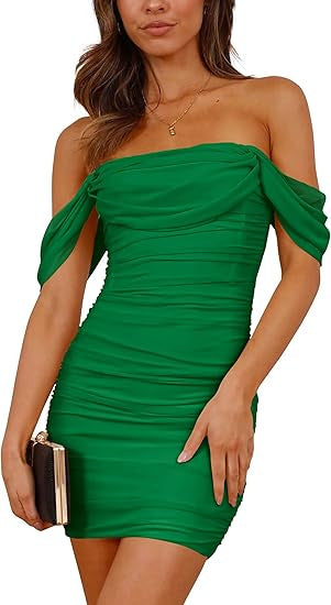 Off-Shoulder Bodycon Party Dress