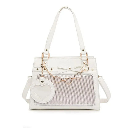 Versatile transparent crossbody pain bag