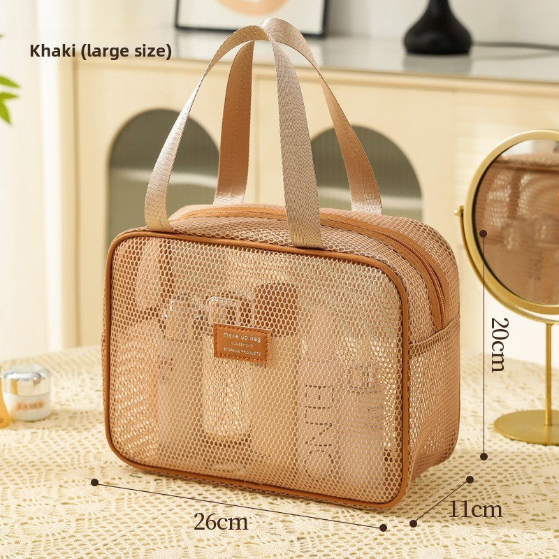 Portable makeup bag storage box