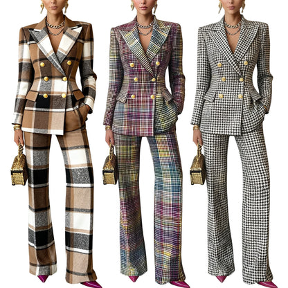 Slim-fit suit and trousers