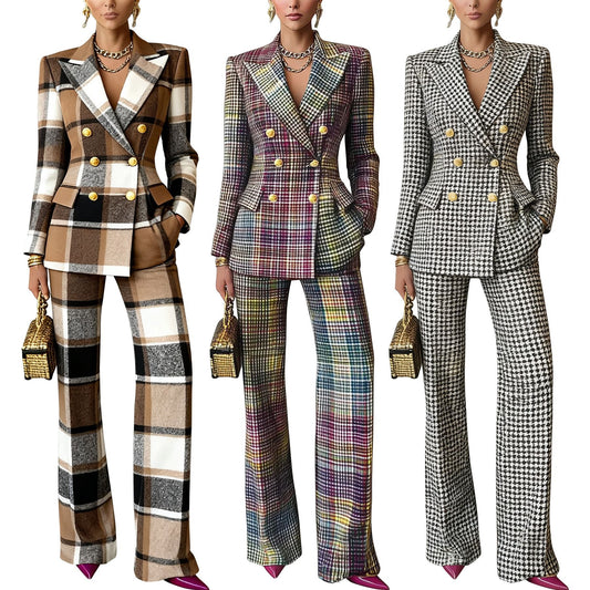 Slim-fit suit and trousers