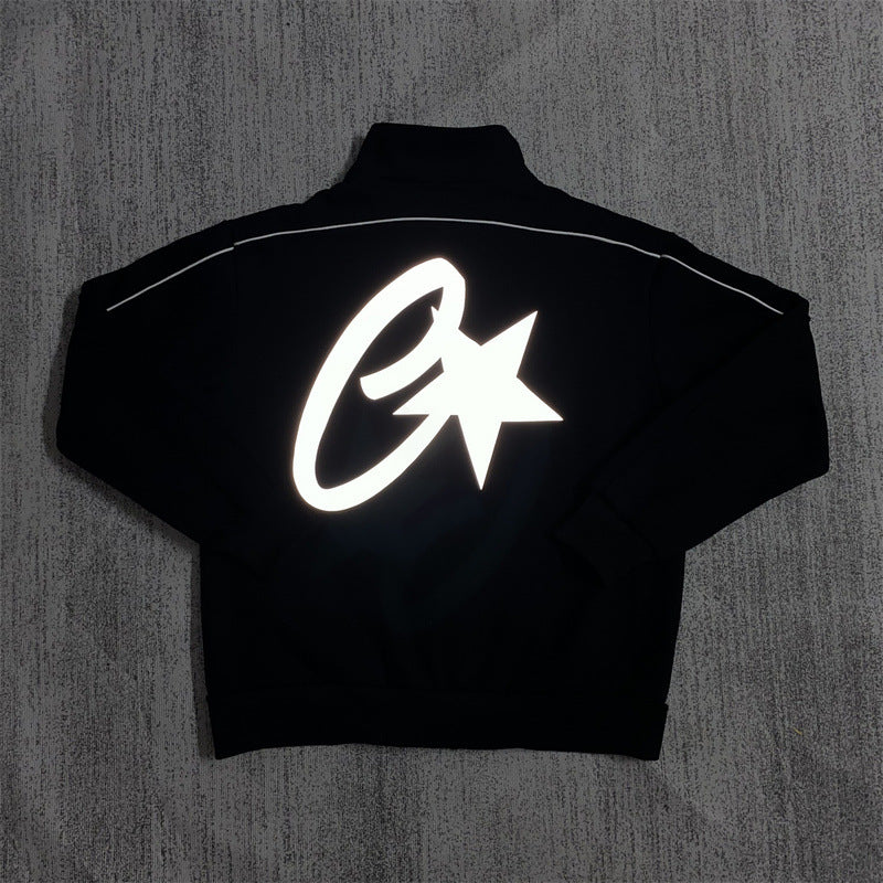 Zippered Casual Pants Set