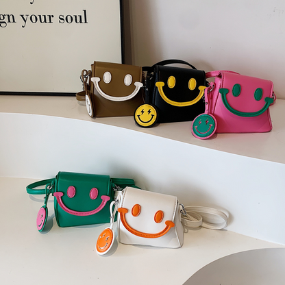 Smiley Cartoon Small Square Bag
