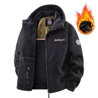 Hooded Fleece Jacket for Men and Women