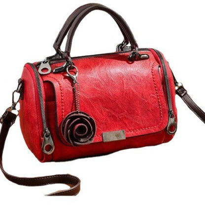 Retro Floral Pillow Shoulder Bag