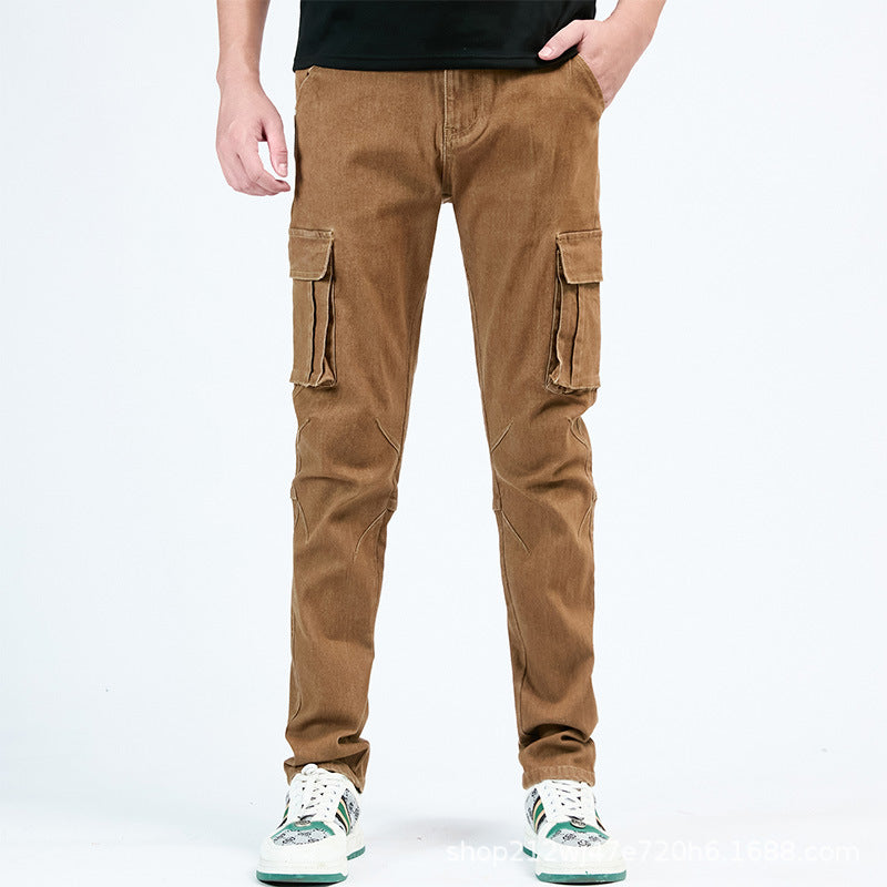 Men's Cotton Cargo Casual Pants