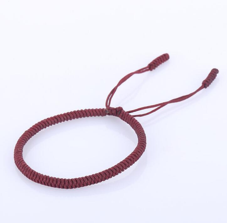 10pcs Multi Color Tibetan Buddhist Good Lucky Charm Tibetan Bracelets Handmade Knots Rope Bracelet