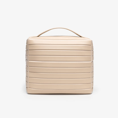 Portable Striped Cosmetic Storage Bag