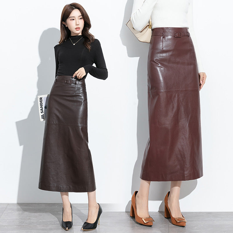 Womens Leather Skirt